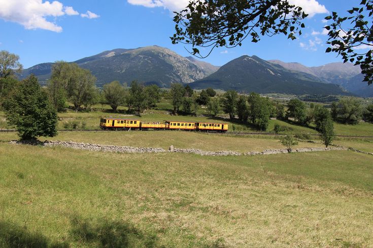 chemin de fer de cerdagne vers font romeu